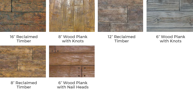Wood Planks Concrete Patterns